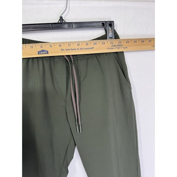 Lululemon Jet Crop Slim Pants Womens 2 Gator Green Luxtreme 7/8 Drawstring - Picture 9 of 12